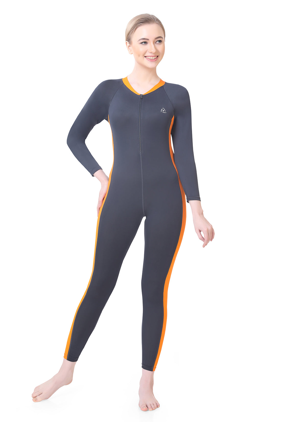 WOMENS FULL BODY SUIT TWO-TONE