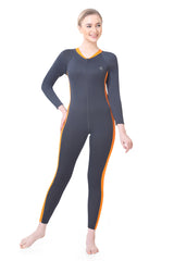 WOMENS FULL BODY SUIT TWO-TONE