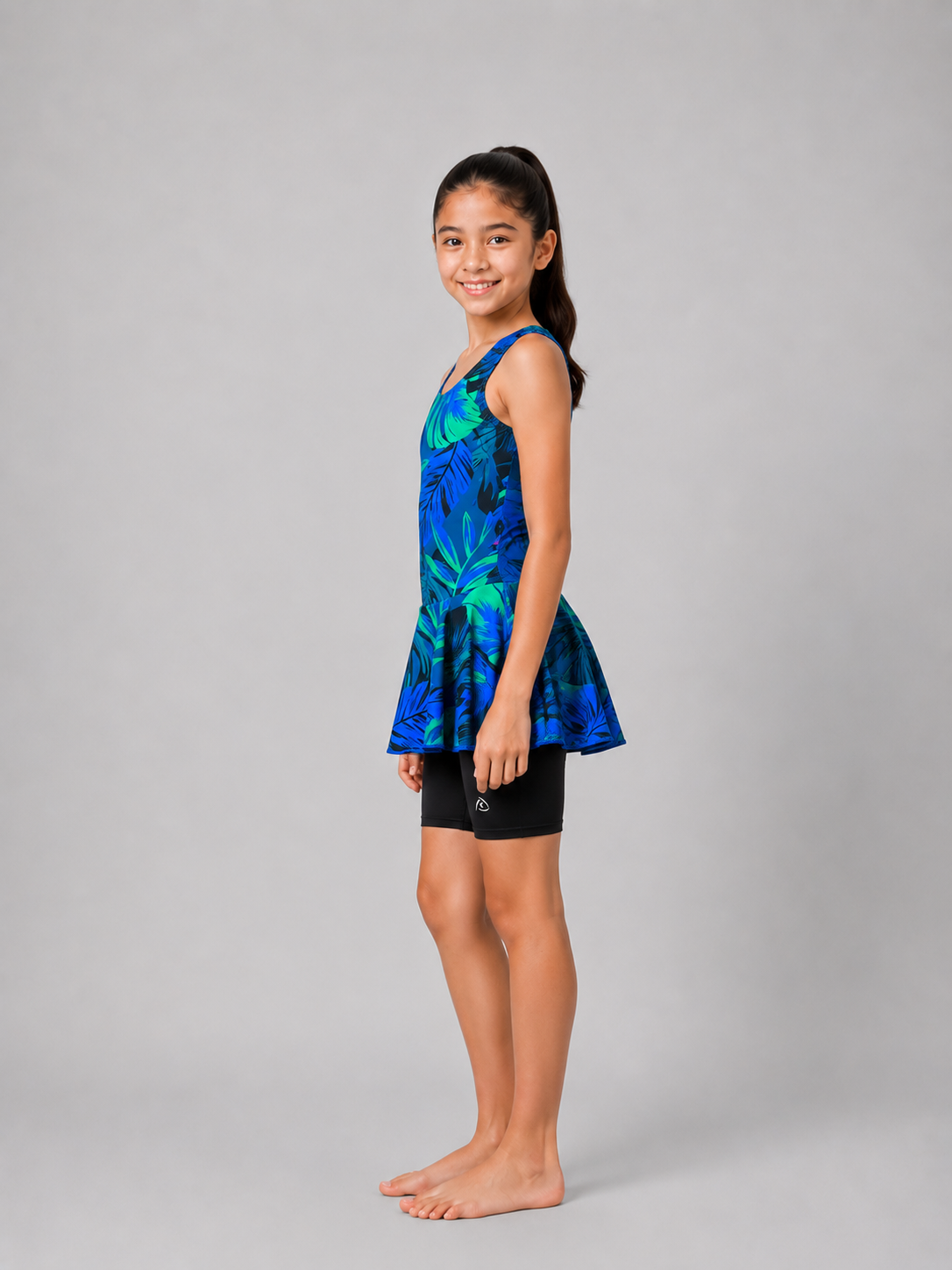 GIRLS FULL PRINT SWIMDRESS