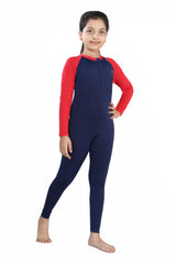GIRLS BODY SUIT WITH PLAIN SLEEVES
