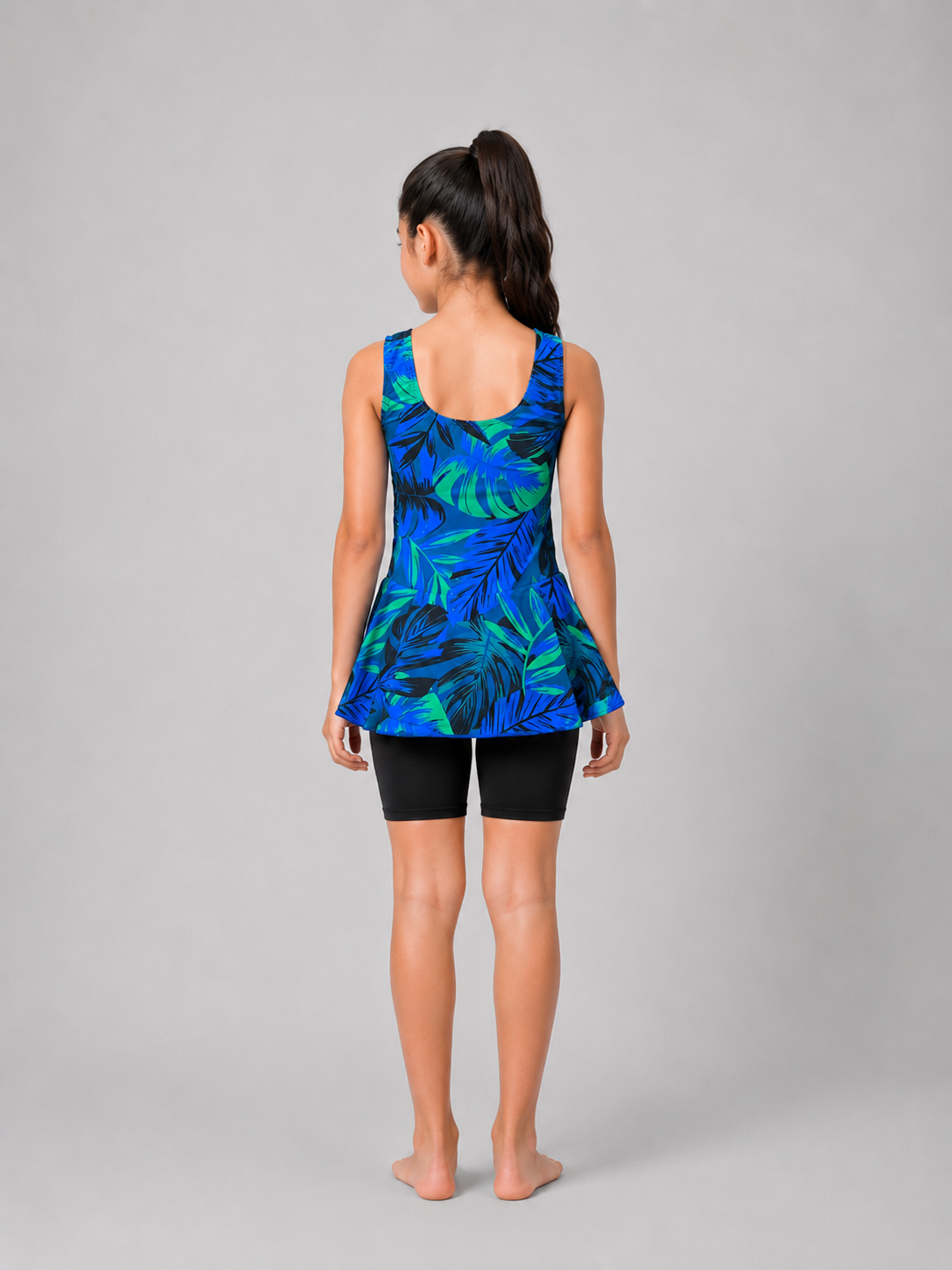 GIRLS FULL PRINT SWIMDRESS