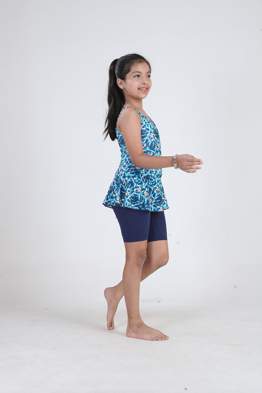 GIRLS FULL PRINT SWIMDRESS