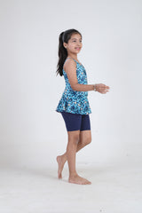 GIRLS FULL PRINT SWIMDRESS