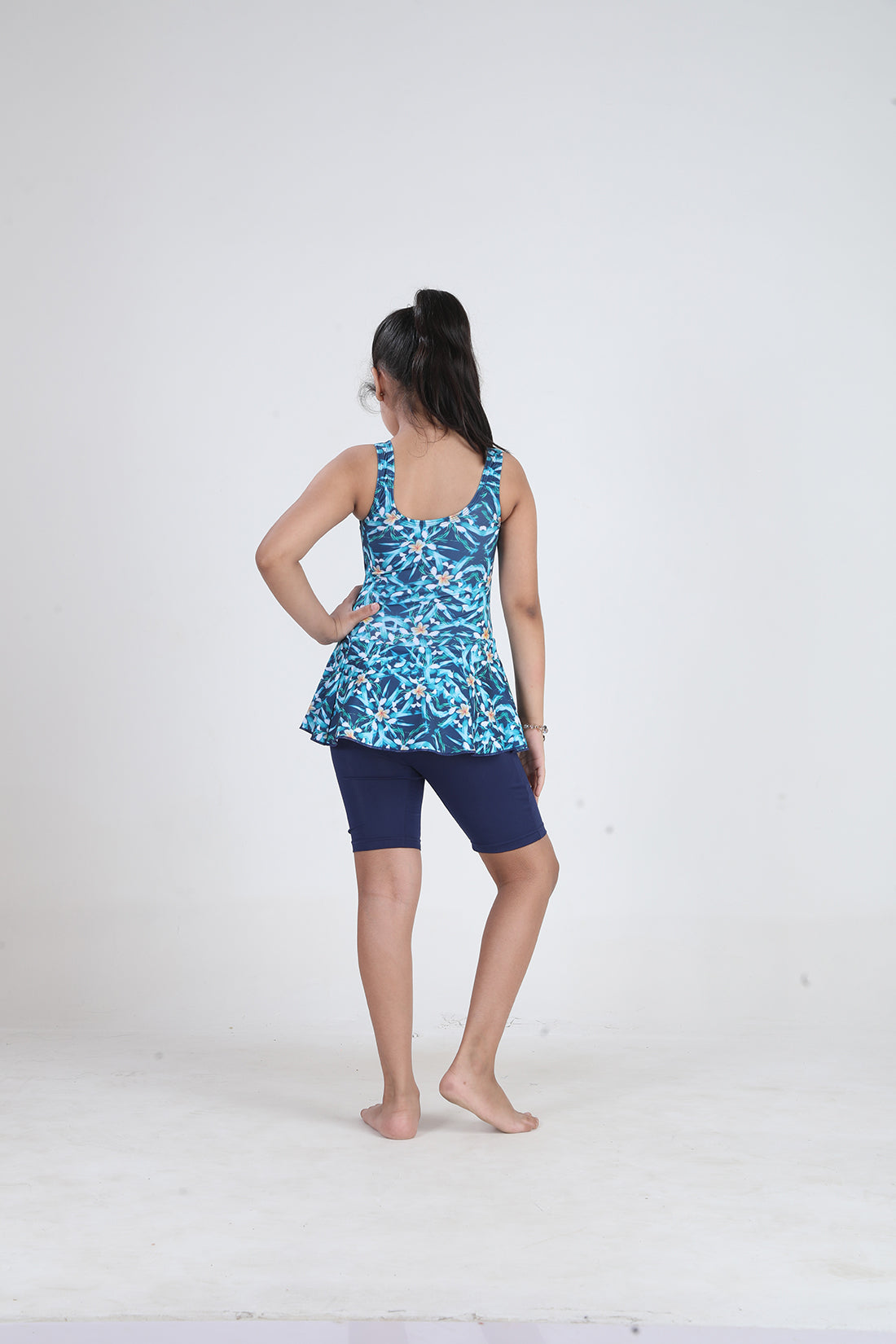 GIRLS FULL PRINT SWIMDRESS