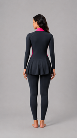 WOMENS FULL BODY ZIPPER SWIMWEAR