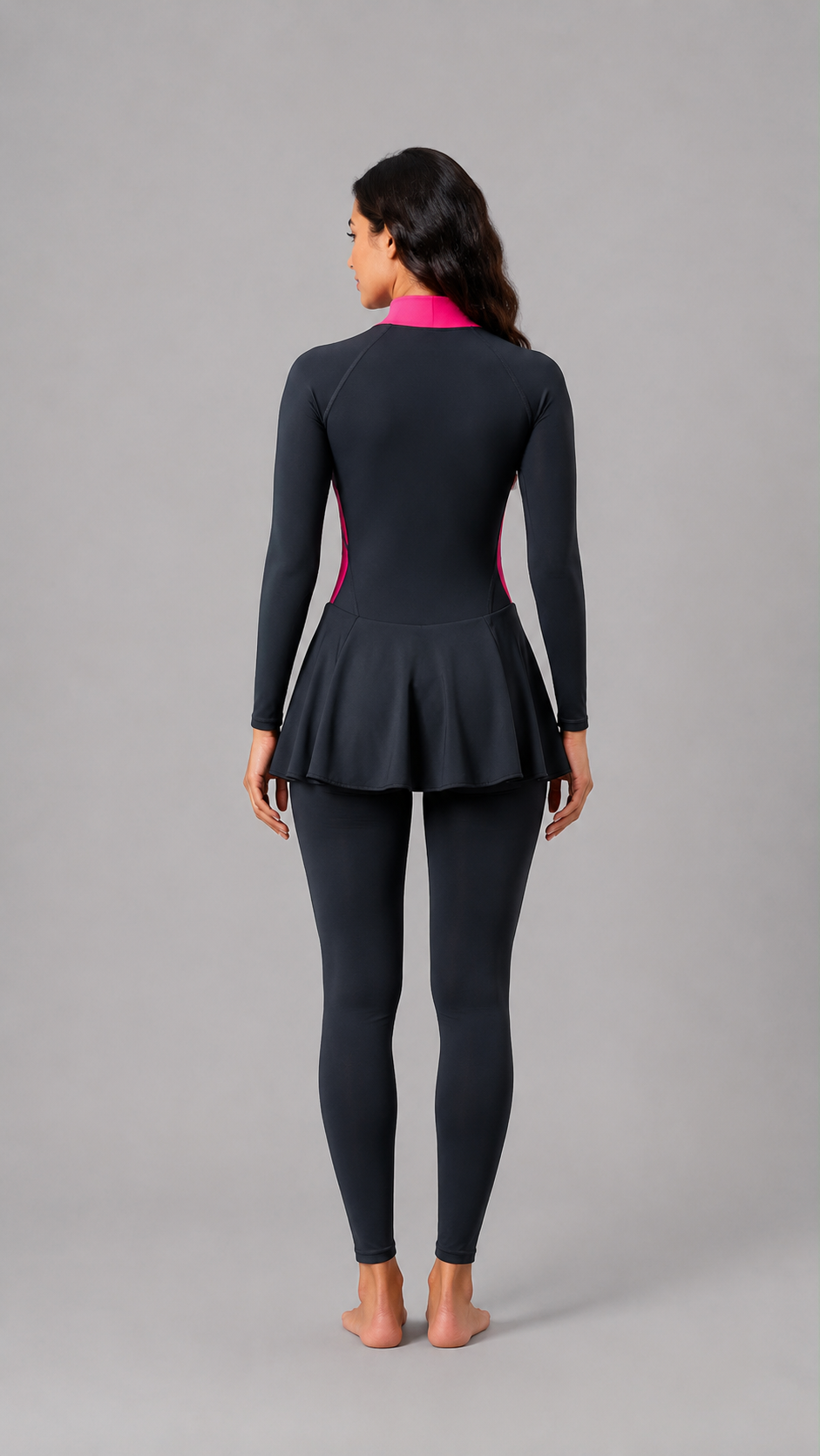 WOMENS FULL BODY ZIPPER SWIMWEAR