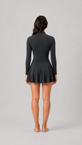 WOMENS HIGH NECK FROCK SWIMWEAR