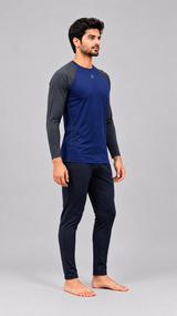 MENS LONG SLEEVE TWO-TONE SUN TOP
