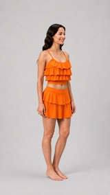 WOMENS TWO PIECE SKIRTINI SWIMWEAR