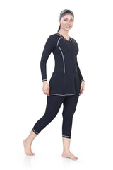 WOMENS CHAIN STITCH SWIMDRESS