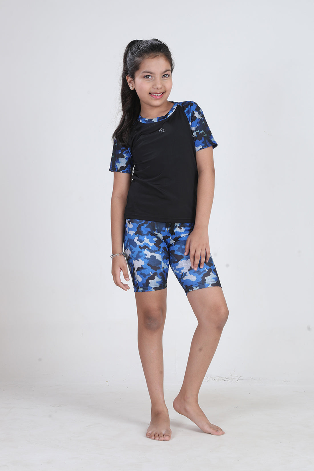 GIRLS TWO PIECE T-SHIRT & JAMMER