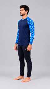 MENS LONG SLEEVE PRINTED SUN TOP