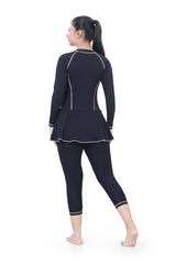 WOMENS CHAIN STITCH SWIMDRESS