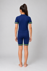 GIRLS TWO-TONE BODY SWIM SUIT