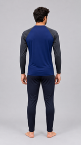 MENS LONG SLEEVE TWO-TONE SUN TOP