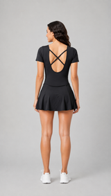 WOMENS PLAIN FROCK SWIMWEAR