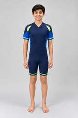 BOYS TWO-TONE BODY SWIM SUIT