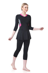 WOMENS CLOSEDBACK SWIMDRESS COMBO