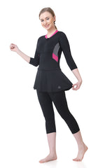 WOMENS CLOSEDBACK SWIMDRESS COMBO