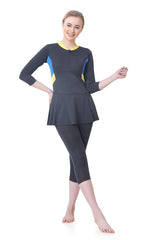 WOMENS CLOSEDBACK SWIMDRESS COMBO