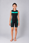GIRLS HIGH NECK LONG LEGGING SWIMWEAR