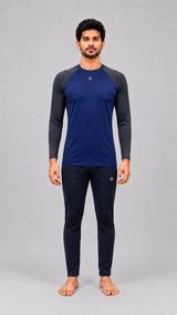 MENS LONG SLEEVE TWO-TONE SUN TOP