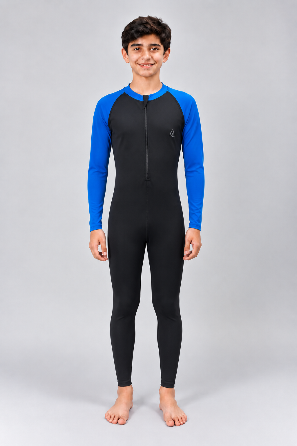 BOYS BODY SUIT WITH PLAIN SLEEVES