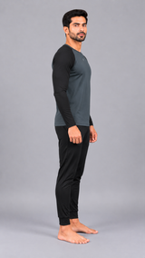 MENS LONG SLEEVE TWO-TONE SUN TOP