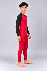 BOYS BODY SUIT WITH PLAIN SLEEVES