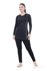 WOMENS TWO PIECE TSHIRT & FULL TIGHTS