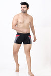 MENS TWO-TONE PATCH SWIM TRUNK