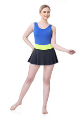 WOMENS ROUND NECK BOYLEG SWIMWEAR