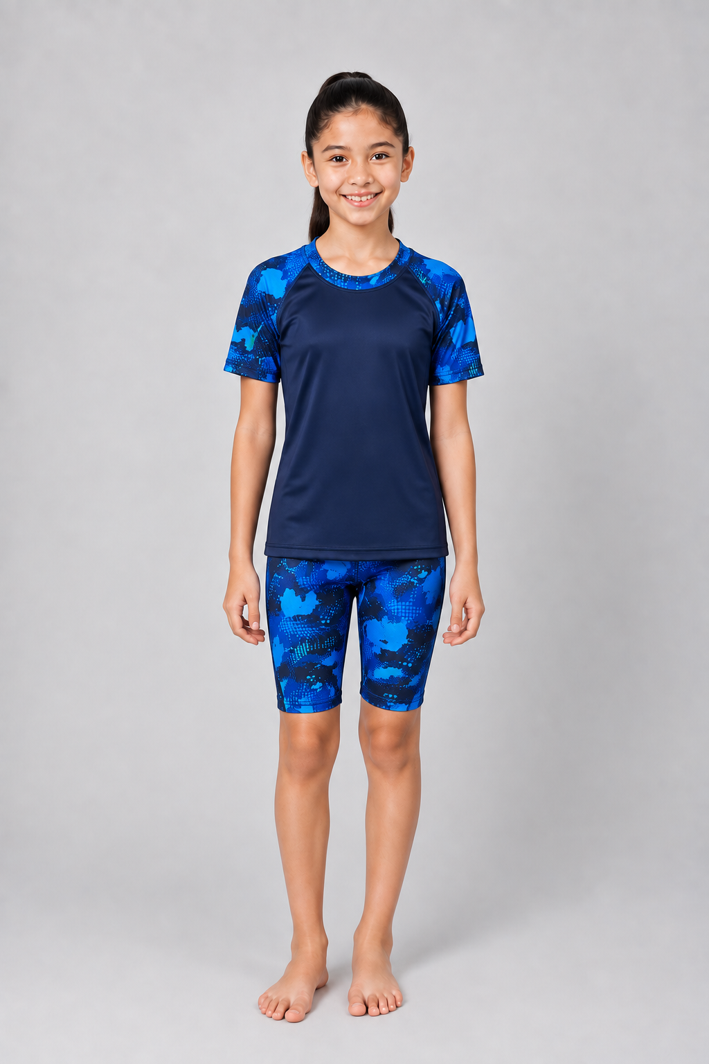 GIRLS TWO PIECE T-SHIRT & JAMMER
