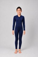 GIRLS PLAIN FULL BODY SWIM SUIT