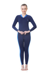 WOMENS FULL BODY SUIT TWO-TONE