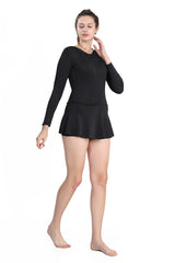 WOMENS HIGH NECK FROCK SWIMWEAR