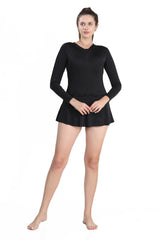 WOMENS HIGH NECK FROCK SWIMWEAR