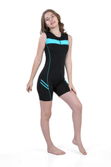 WOMENS HIGH NECK LONG LEGGING SWIMWEAR