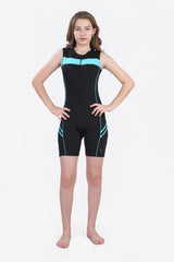 WOMENS HIGH NECK LONG LEGGING SWIMWEAR