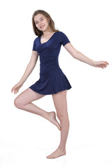 WOMENS PLAIN FROCK SWIMWEAR