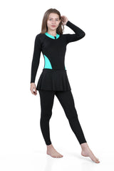 WOMENS FULL BODY ZIPPER SWIMWEAR