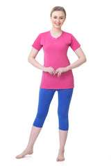 WOMENS TWO PIECE TSHIRT & CAPRI SET
