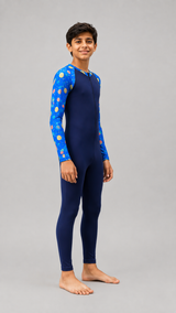BOYS BODY SUIT WITH PRINTED SLEEVES