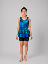 GIRLS FULL PRINT SWIMDRESS