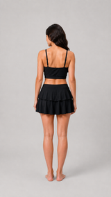 WOMENS TWO PIECE SKIRTINI SWIMWEAR