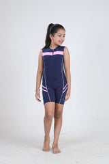 GIRLS HIGH NECK LONG LEGGING SWIMWEAR
