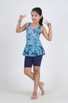 GIRLS FULL PRINT SWIMDRESS