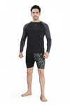 MENS LONG SLEEVE TWO-TONE SUN TOP