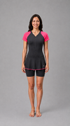 WOMENS HIGH NECK FSC SWIMWEAR